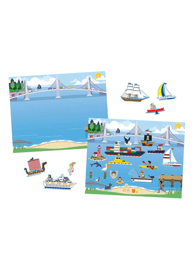 Melissa & Doug Creativity Vehicles Reusable Sticker Pad Multicolour 28.45 x 0.51 x 35.81 cm SMD6073161 - Image 4