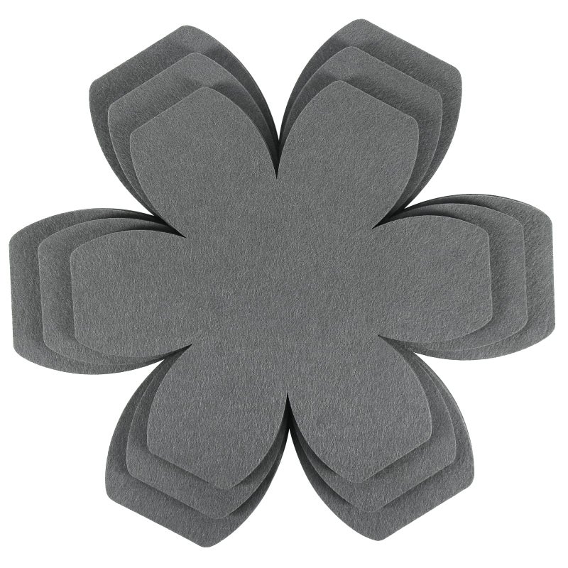 BYKITCHEN BYKITCHEN Larger  Thicker Pan Pot Protectors Set of 12 and 3 Different Sizes Felt Pan Separators Gray Pot Dividers Protectors for Stacking and Protecting Your Cookware 