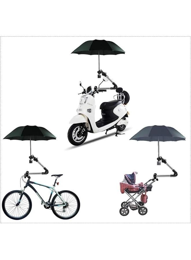 فايلكس حامل مظلة لعرة الاطفال م و، قال للتعديل زاوية 360 درجة، حامل قال للتمدد لعرة الاطفال وكرسي الدراجة اسود) - Image 3