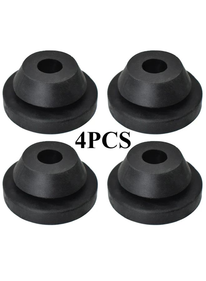 4 Pcs Synthetic Rubber Air Filter Buffer Engine Cover Mounts for Audi VW Oval Shape Durable Protection - Image 1