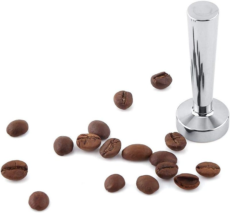 klarako Stainless Steel Coffee Tamper Espresso Tamper Solid Filled Coffee Hammer Coffee Press Hammer Coffee Tamper 51mm Base Coffee Bean Press Easy to Clean Fit for Coffee Machine - Image 3