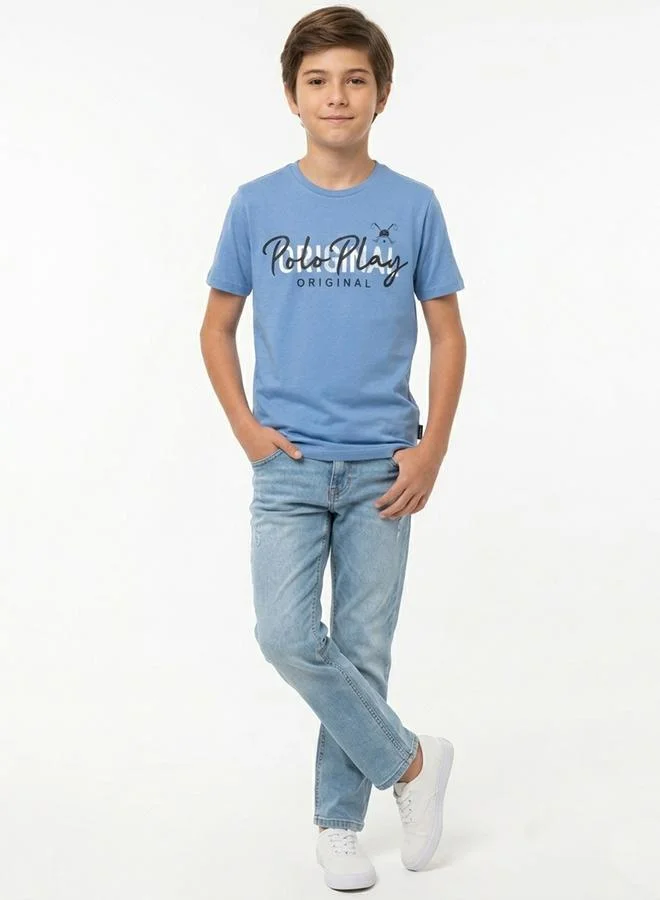 Polo Play Teen Boys Graphic Logo T-Shirt