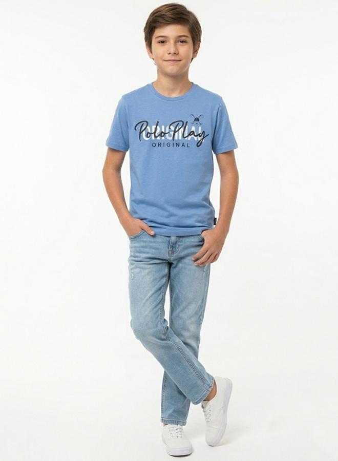 Polo Play Teen Boys Graphic Logo T-Shirt - Image 2