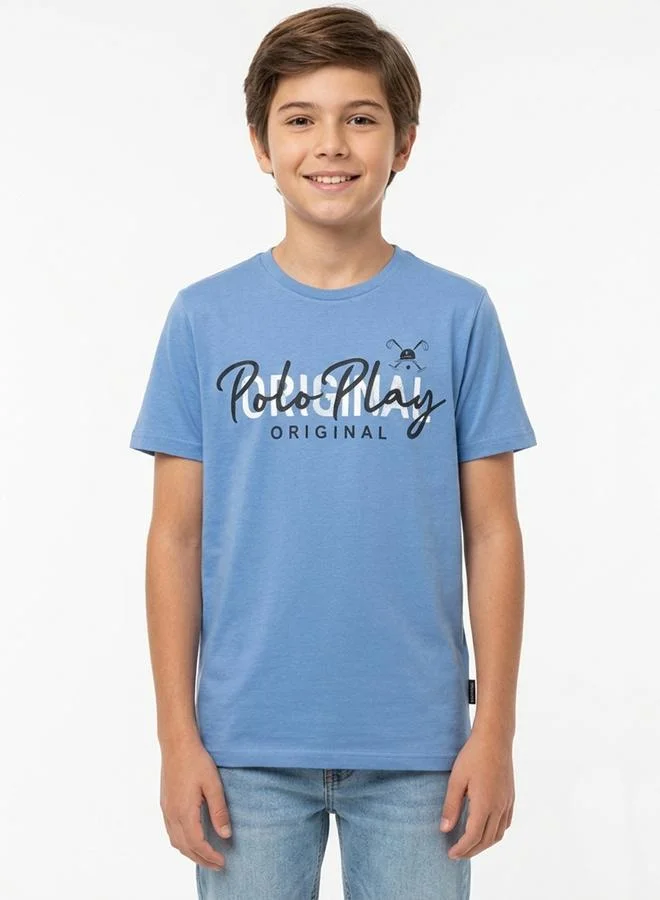 Polo Play Teen Boys Graphic Logo T-Shirt