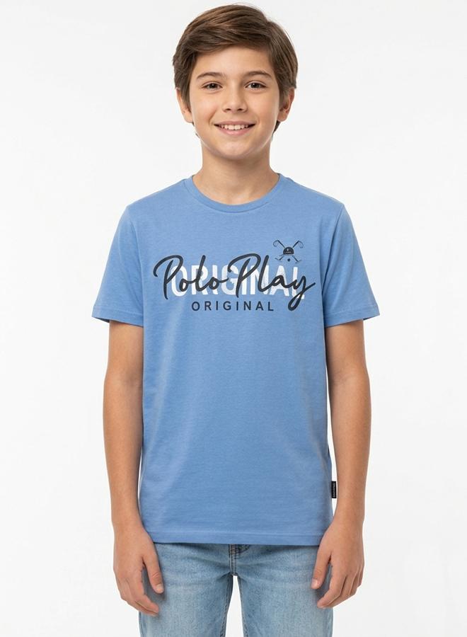 Polo Play Teen Boys Graphic Logo T-Shirt - Image 1