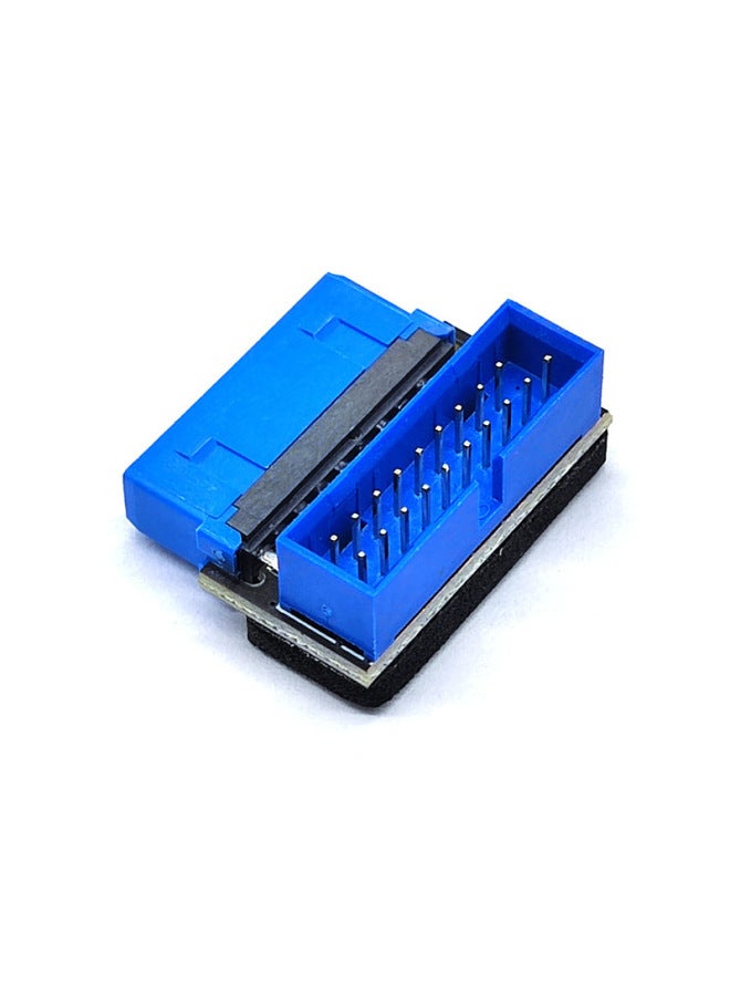 Desktop Board USB3.2 GEN1 19Pin/20Pin Socket 90 Degree Steering Elbow Line DIY Artifact-Color:Bend Down-type B - Image 5