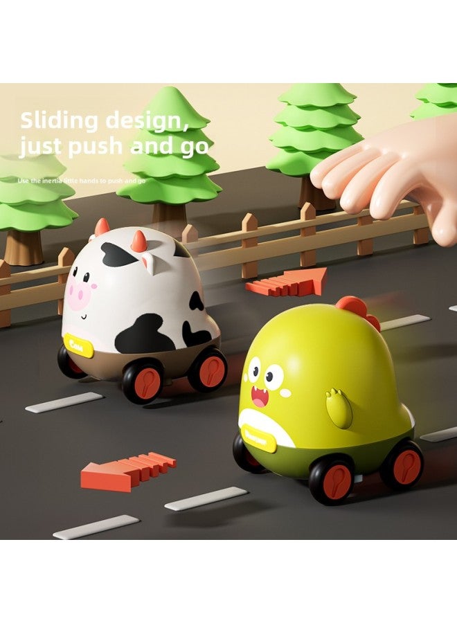 Creative Toy Car Children 1-3 Years Old Baby 2 Inertia Back Force Car 6 Months Old Baby 0 Toddler Boys And Girls-Specifications:[3 Sound And Light] Cute Pet Inertia Car + Shiba Inu Tumbler - Image 4