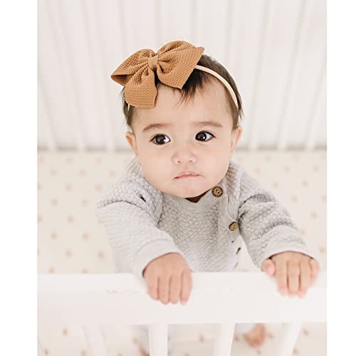 Prohouse 30 PCS Big Bows Baby Nylon Headbands Hairbands Hair Bows Elastics for Baby Girls Newborn Infant Toddler Child Hair Accessories - Image 4