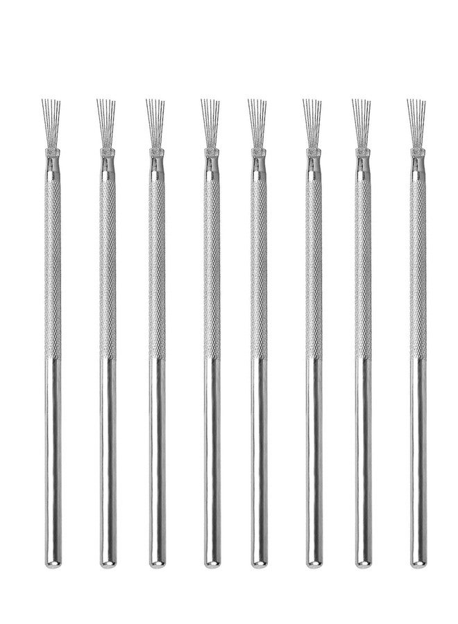 YAFIYGI 8 Pcs Ceramics Tools Kit Pottery Tools Carving Clay Needle Tools Clay Needle Tools Ceramic Sculpting Modeling and Texturing Supplies for Artistic Creations Feather Wire Texture Tools - Image 1