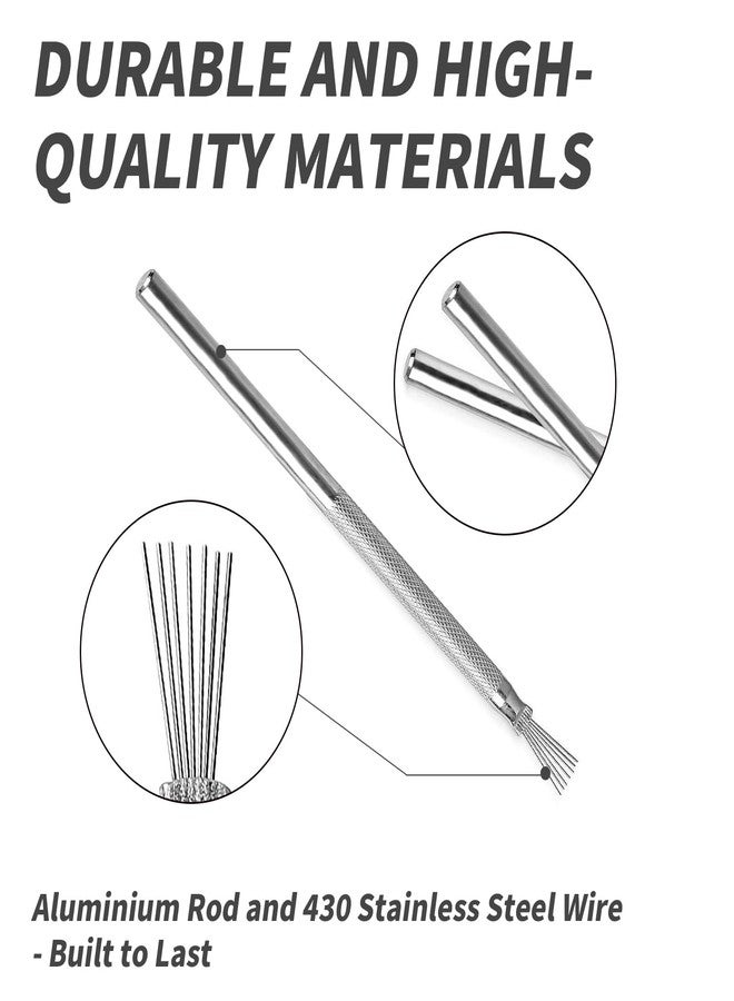 YAFIYGI 8 Pcs Ceramics Tools Kit Pottery Tools Carving Clay Needle Tools Clay Needle Tools Ceramic Sculpting Modeling and Texturing Supplies for Artistic Creations Feather Wire Texture Tools - Image 4