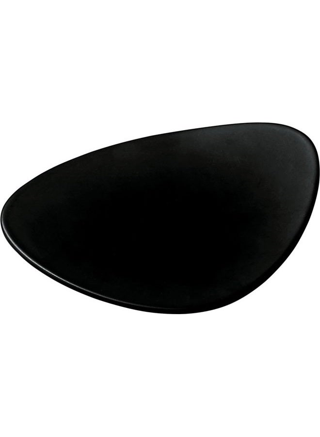 Colombina 5-3/4-Inch by 4-3/4-Inch Saucer Mocha Cup, Black melamine, Set of 6 - FM10/77 B