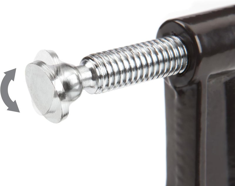 Tekton Malleable Iron C-Clamp | 4009, Black, 1 Inch - Image 4