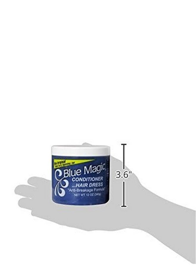 BLUE MAGIC Blue Magic Conditioner Hair Dress, The Original, 12-Ounce Jar - Image 3