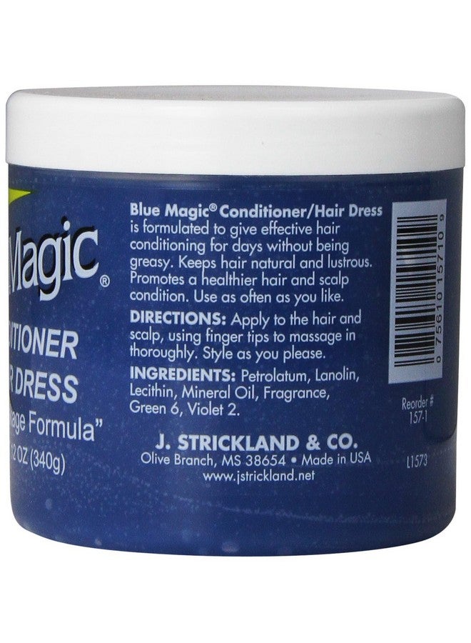BLUE MAGIC Blue Magic Conditioner Hair Dress, The Original, 12-Ounce Jar - Image 2