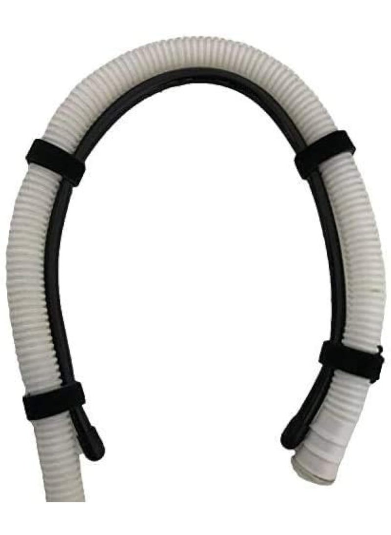 Pmsanzay Pmsanzay Universal Adjustable Shape Drain Hose Guide Assembly Fits All Drain Hose Flexible Laundry Tub Washing Machine Discharge Hose Clip Hose Holder  You can Mold it to fit Your Needs 