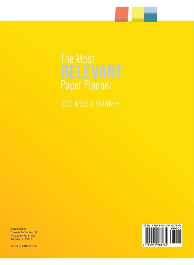 The Most Relevant Paper Planner: 2021 Weekly Planner  - Image 2