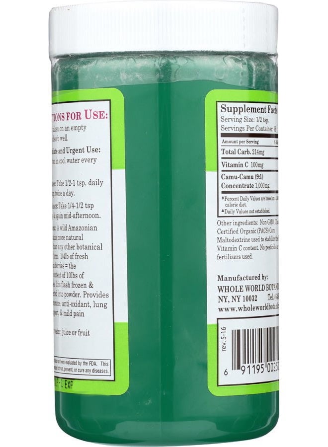 Whole World BOTANICALS Royal Camu Powder, 3.5 OZ - Image 2