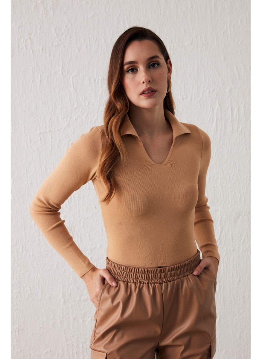 Polo Neck Knitwear - Biscuit - pzsku/ZBEFE8B700CB54359F15DZ/45/_/1740639318/fd4f74dc-6de6-4479-baa9-4d16d7d7703a