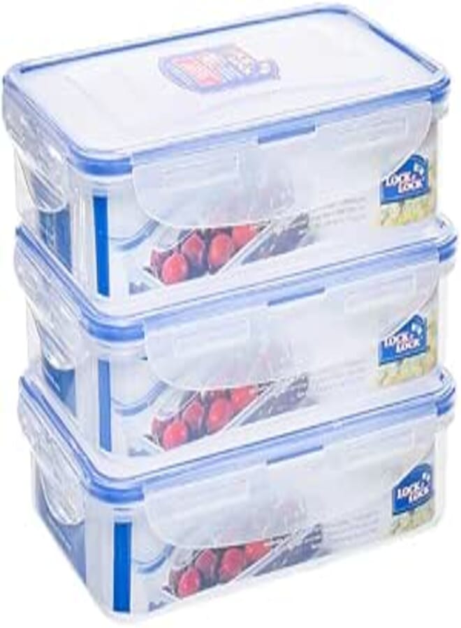 LocknLock HPL816 COLOR LID 3P SET (HPL816Rx1/ HPL816Bx1/ HPL816Gx1)