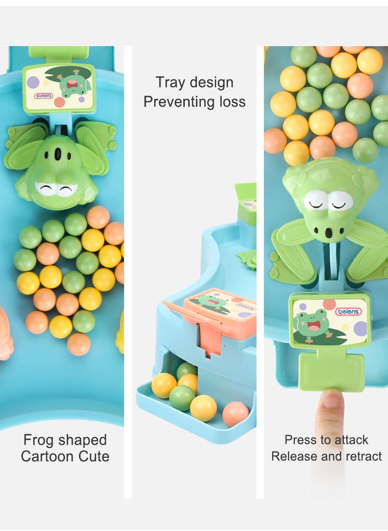 HUIMEI - Three Fun Frogs Eating Beans - Image 1