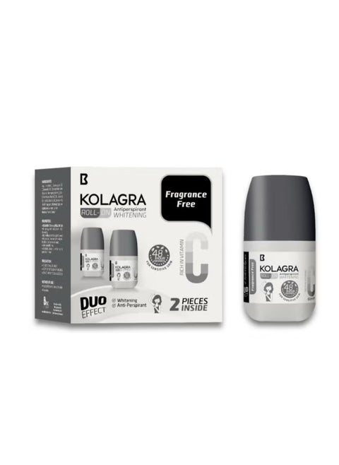 Whitening Roll on 2*1 Promo Pack 1+1 Fragrance Free