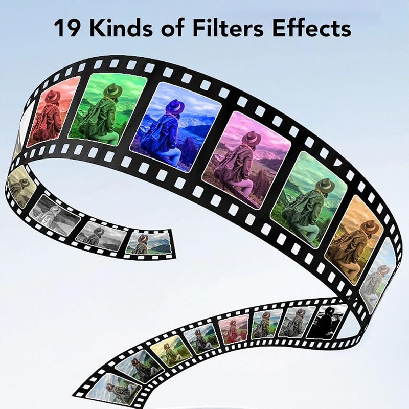 Fockety 64MP 4K Digital Keychain Camera 1.54 Inch HD Display 30Grams Black - Image 5