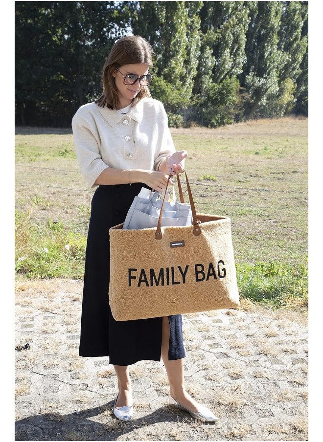 CHILDHOME Childhome, Family Bag, Changing Bag, Travel/Weekend Bag, Large Capacity, Detachable Pouch Included, Signature Collection  - Image 4