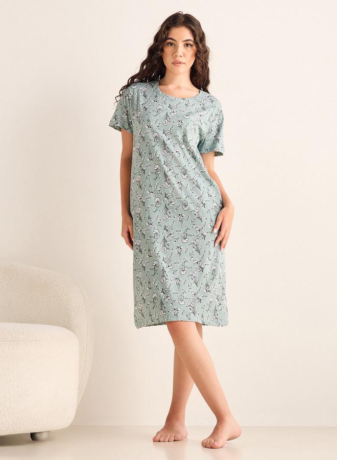 Splash FAV Floral Print Night Dress - Image 2
