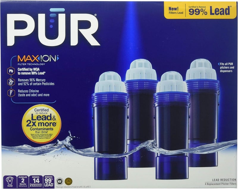 Pur MAXION Replacement Pitcher Filter - 4 PACK - Image 1