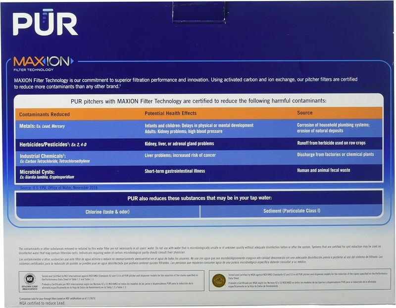 Pur MAXION Replacement Pitcher Filter - 4 PACK - Image 2