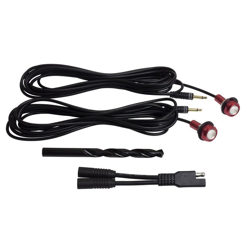 Yak-Power 2-Piece Super Bright LED Button Light Kit - Red - Image 3