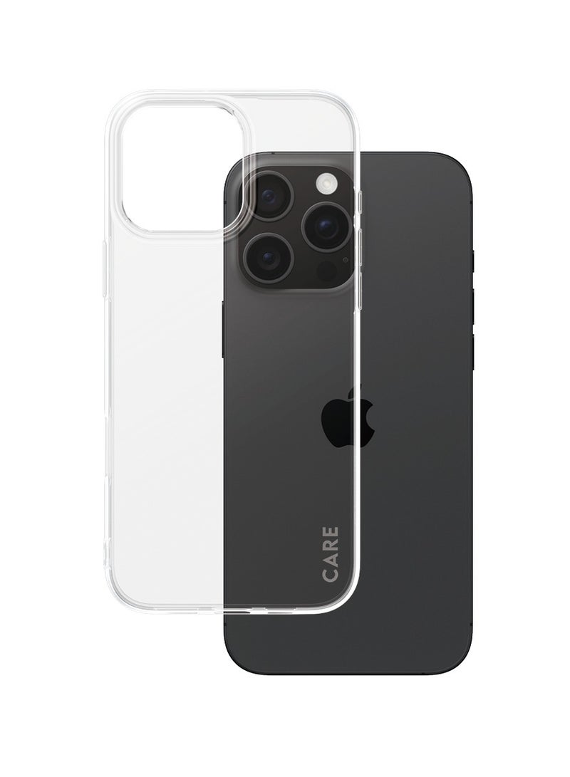 PanzerGlass حافظة الهاتف CARE من PanzerGlass® X-Ray لجهاز Apple iPhone 16 Pro Max شفافة، مختبرة للسقوط بارتفاع 1.2م، مصنوعة من البلاستيك المعاد تدويره، شحن لاسلكي، حماية معززة للكاميرا - Image 2