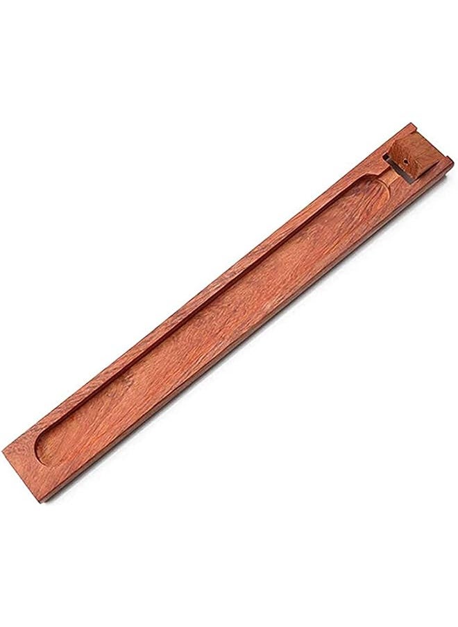 AMGREEN - Olefu Beautiful Handmade Wooden Incense Stick Holder, Premium Incense Holder with Adjustable Angle, Upgraded Insence Holder Wooden, Classic Incense Burner for Incense Cone and Sticks - Image 1