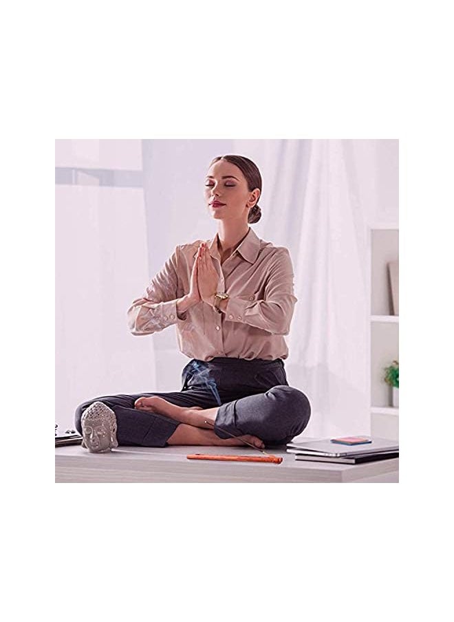 AMGREEN - Olefu Beautiful Handmade Wooden Incense Stick Holder, Premium Incense Holder with Adjustable Angle, Upgraded Insence Holder Wooden, Classic Incense Burner for Incense Cone and Sticks - Image 1