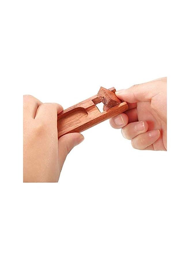 AMGREEN - Olefu Beautiful Handmade Wooden Incense Stick Holder, Premium Incense Holder with Adjustable Angle, Upgraded Insence Holder Wooden, Classic Incense Burner for Incense Cone and Sticks - Image 1