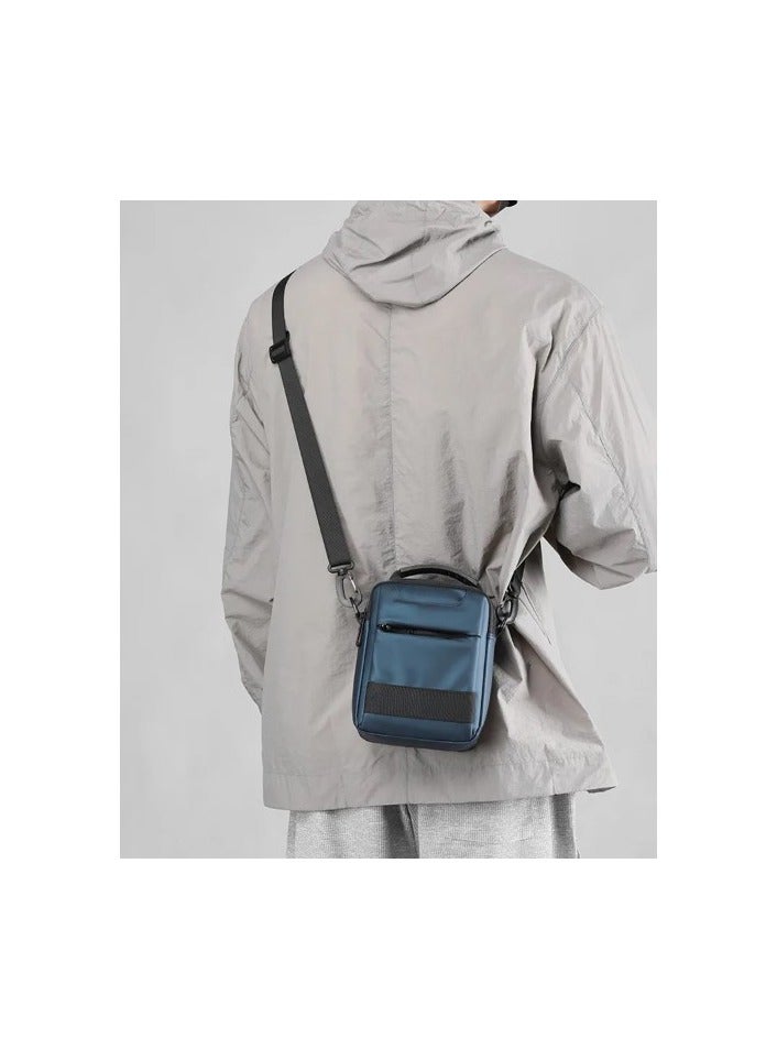 REBENUO Multipurpose Adjustable Left or Right Shoulder Backpack for Travel Hiking Cycling blue Model-888 - Image 4