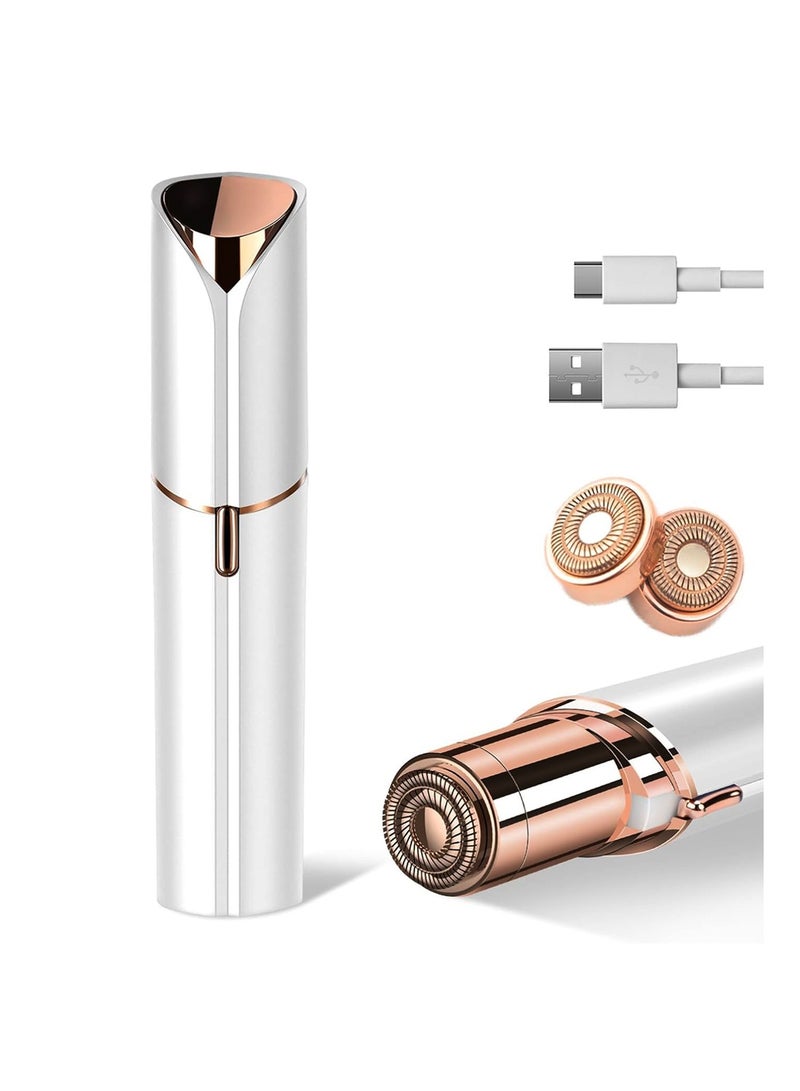Facial Hair Removal for Women, Electric Painless Rechargeable Facial Hair Remover for Face, Lip, Chin - Image 1