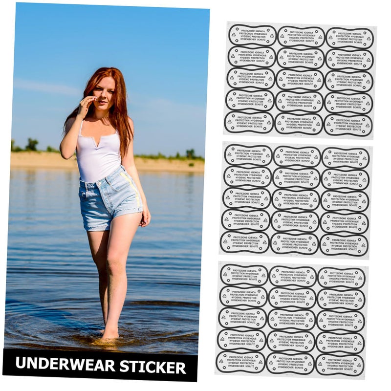 50 Pcs Adhesive Transparent Waterproof Panty Liners For Swimwear Pool Beach Underwater Women Comfort Stickers Individual Pack - Image 4
