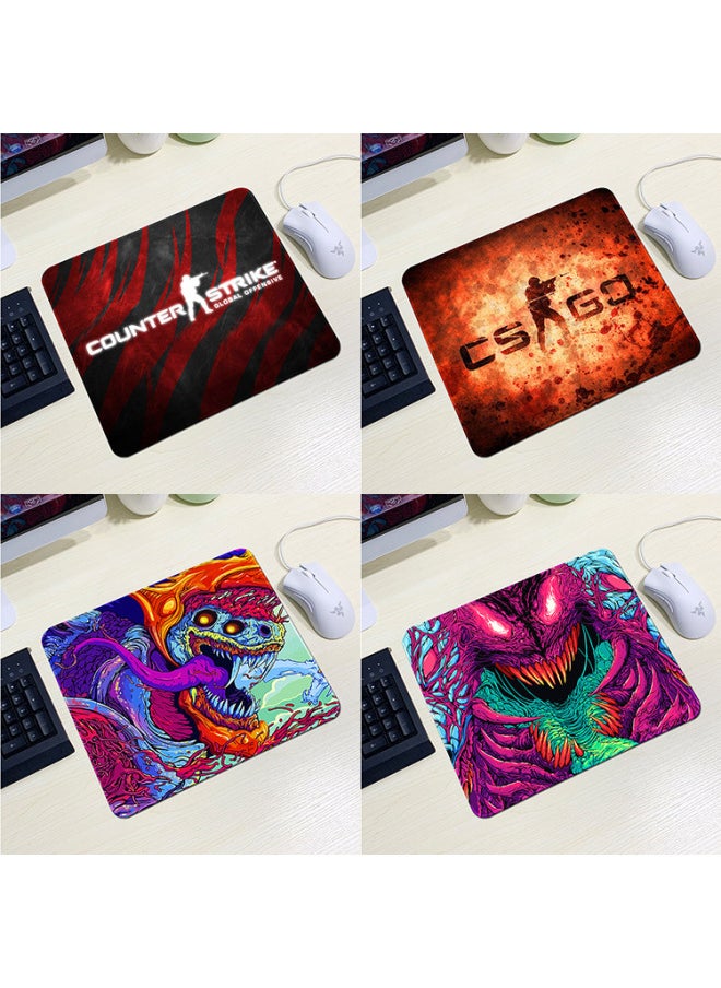Generic - CSGO Gaming Mouse Pad Large Lock Edge Thickened Small Computer Office Custom Advertising Pad-Color:Edge Lock 260x 210x 2mm-Pattern:CSGO 10 - Image 1
