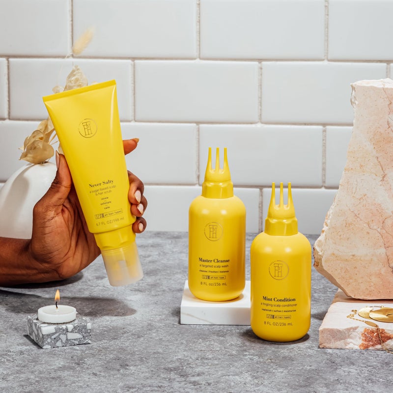 TPH BY TARAJI Mint Condition Tingling Moisturizing Scalp Leave-in Conditioner for Dry Hair | With Shea Butter, Aloe, Eucalyptus Oil, & Peppermint | Sulfate & Cruelty-Free| For Women & Men, 8 fl. oz - Image 5