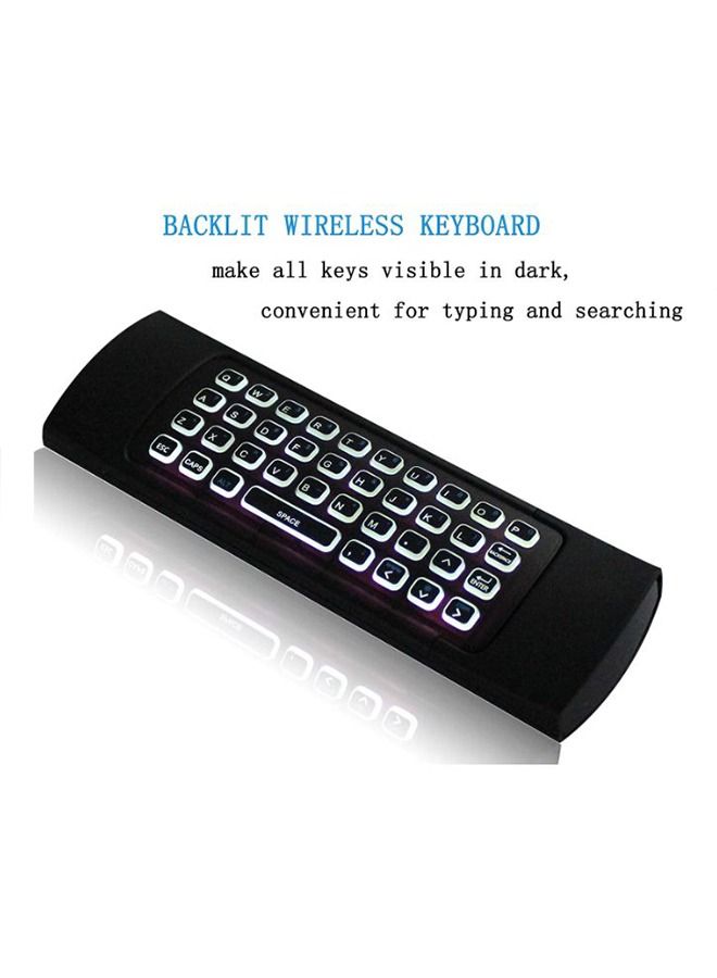 IAF Air Mouse and Wireless Remote Control with backside Keyboard - Image 3