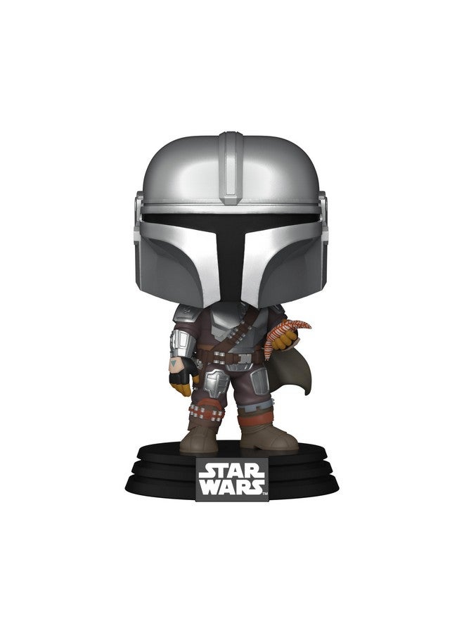 Funko Pop Star Wars: The Book Of Boba Fett The Mandalorian With Pouch  - Image 3