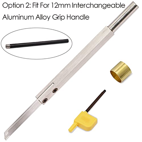 Asieg Tool 8.68 inches Carbide Parting Tool and Grooving Woodturning Tool with Copper Hoop for Wood Turning Lathe - Image 4