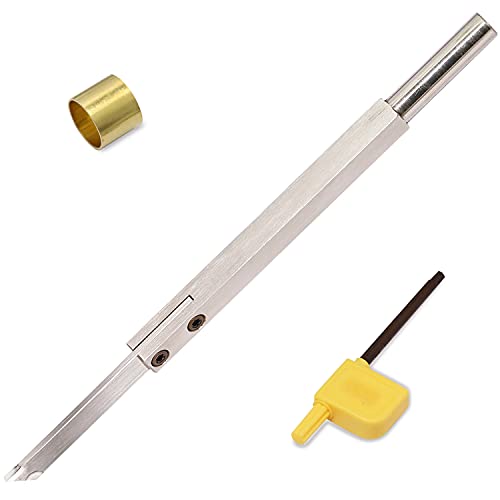 Asieg Tool 8.68 inches Carbide Parting Tool and Grooving Woodturning Tool with Copper Hoop for Wood Turning Lathe - Image 1