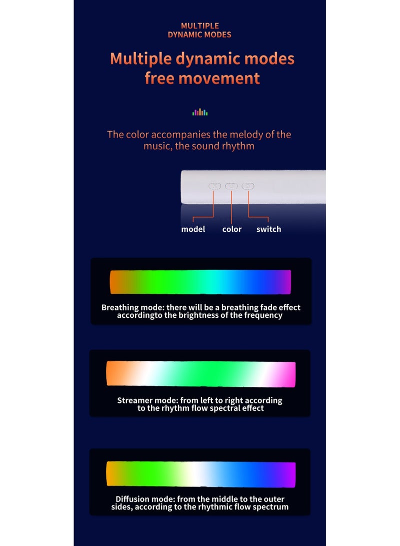 Smart LED Light Bars,RGB Lights Synchronized with Music, Videos, and Games,APP Remote Voice Control - Image 4