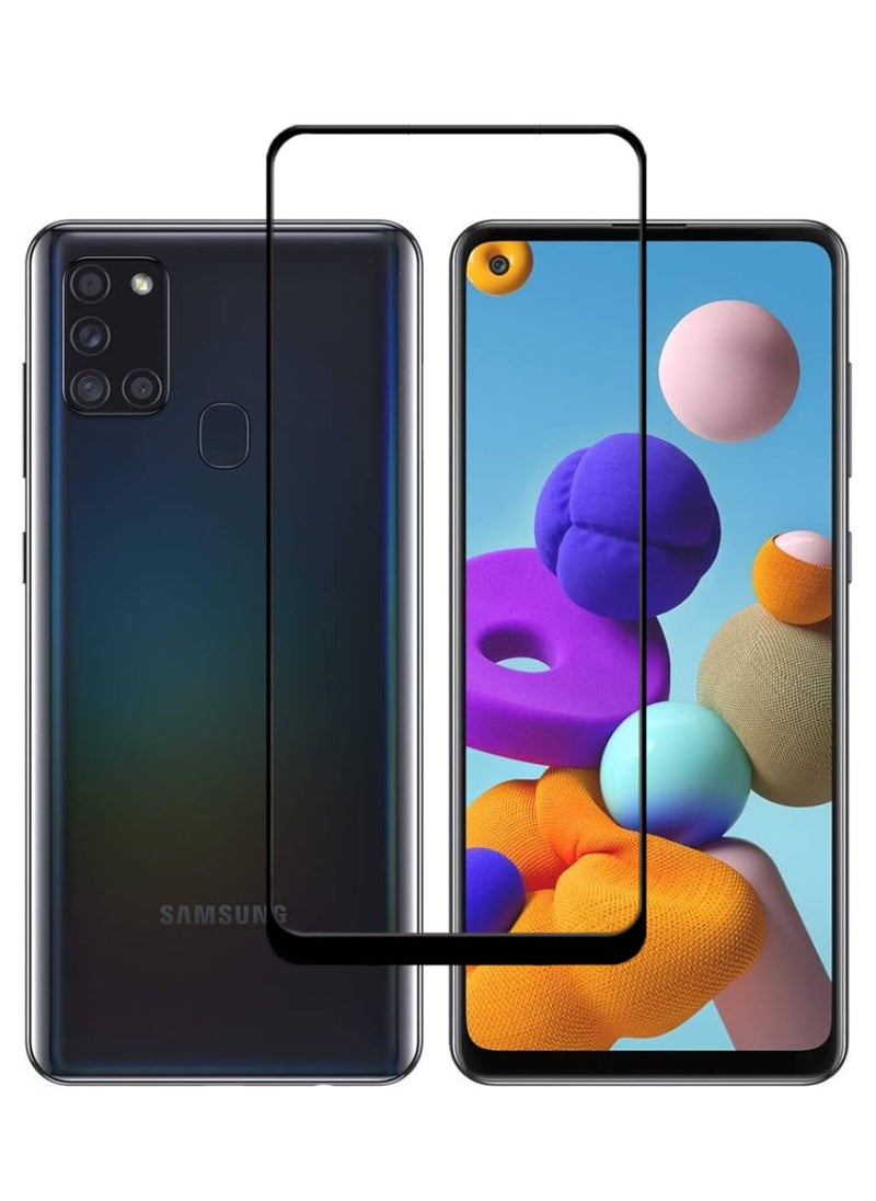 ACLIX Antistatic ESD Dustproof Premium Quality High Definition Tempered Glass Screen Protector Designed For Samsung Galaxy A21s - Image 1