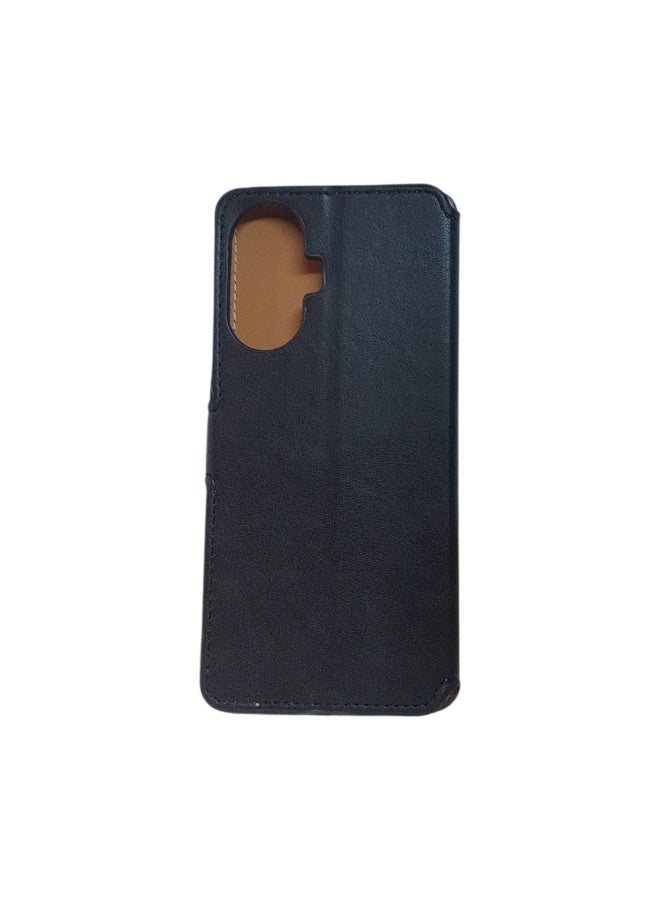 Phone Back Cover Flip leather for Realme C55 black - Image 2