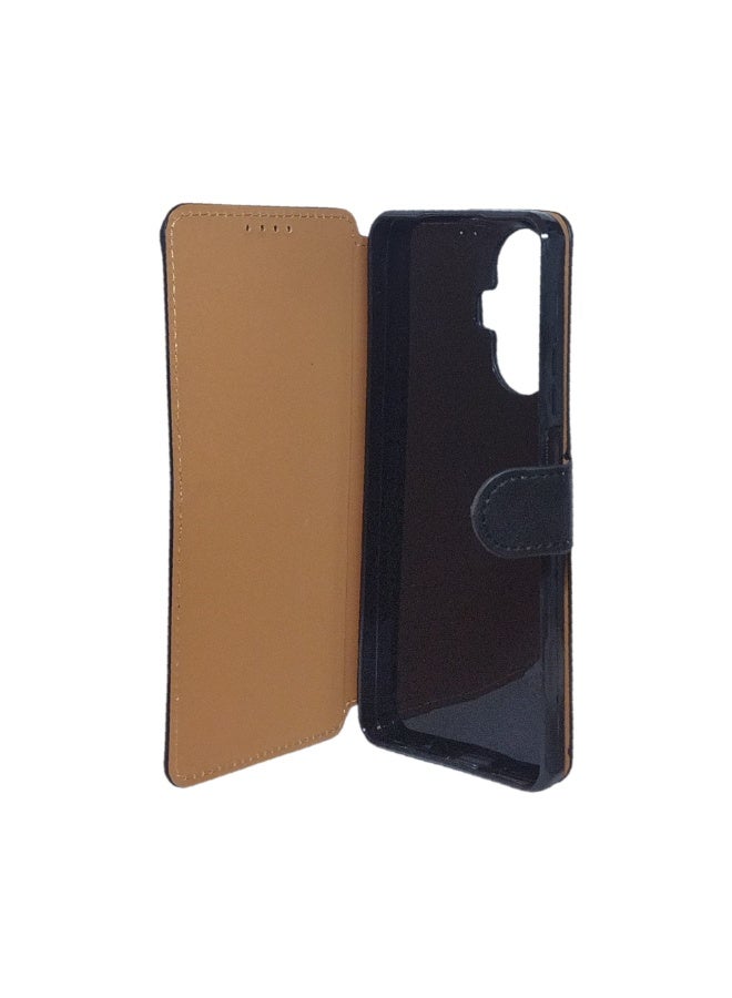 Phone Back Cover Flip leather for Realme C55 black - Image 4