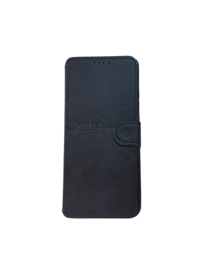 Phone Back Cover Flip leather for Realme C55 black - Image 1