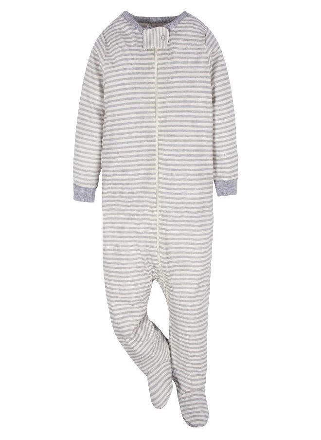 Gerber Gerber Unisex Baby 4 Pack 'N Play Footie And Toddler Sleepers, Happy Veggies, 6-9 Months US  - Image 4